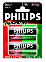 Philips D/LR20 Powerlife battery (LR20-P2/01B)